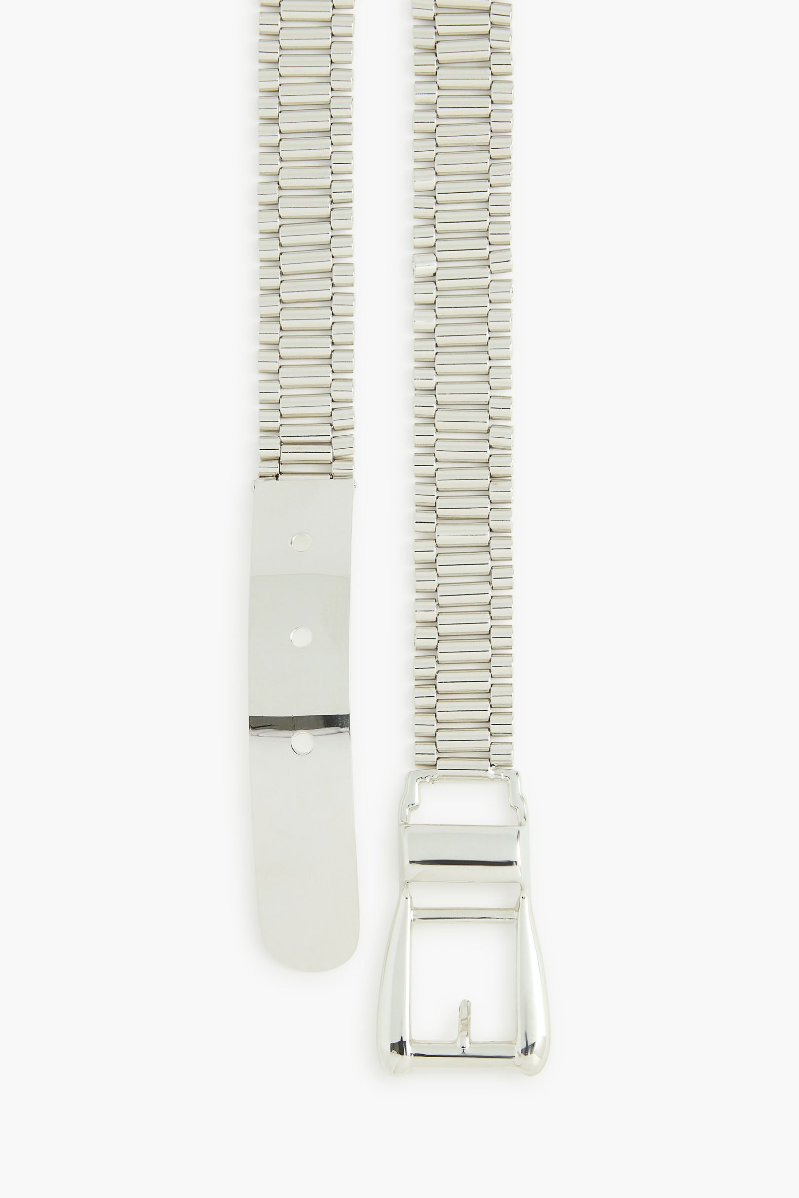 The Celeste Watch Belt in Silver