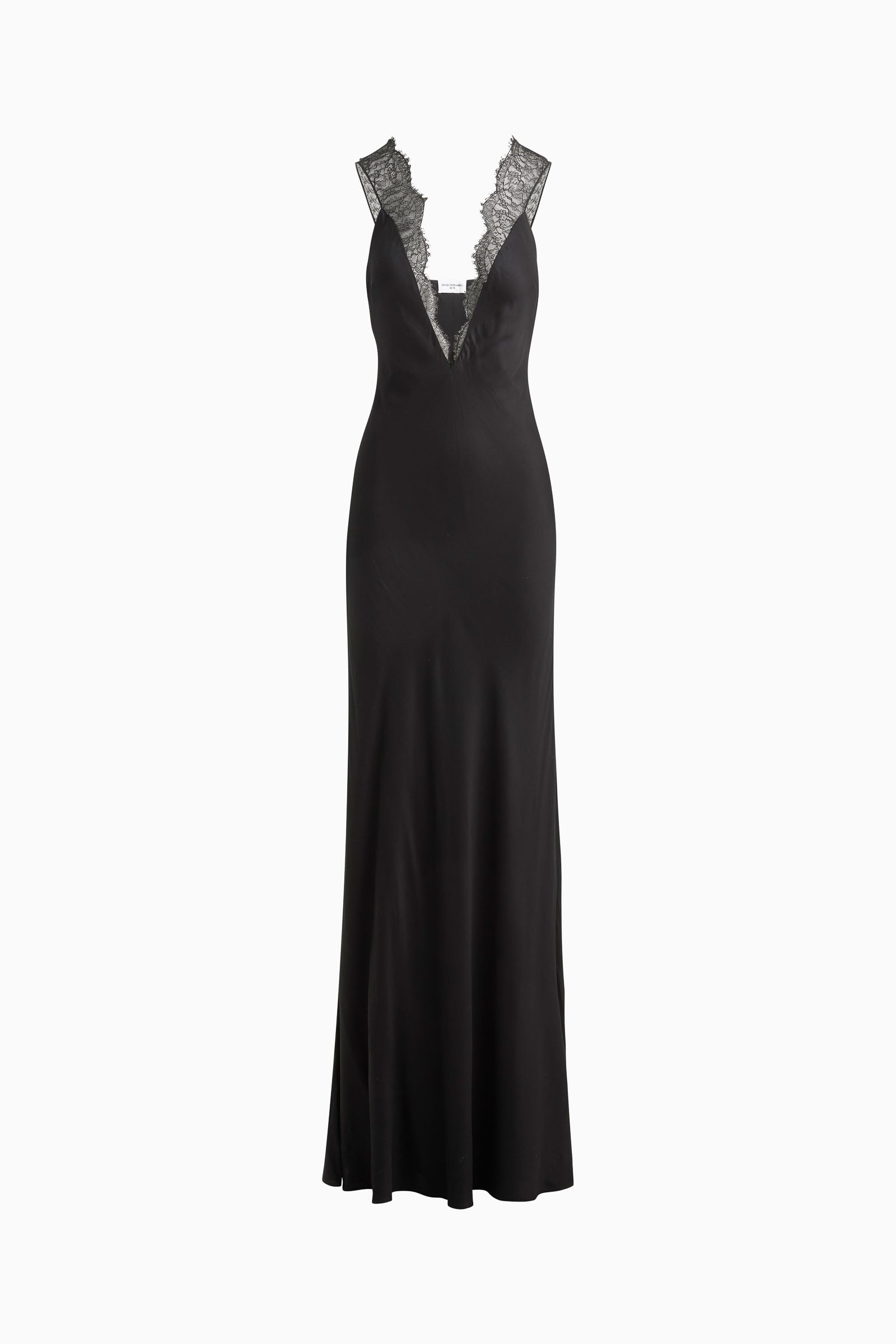 The Malone Slip Gown in Black
