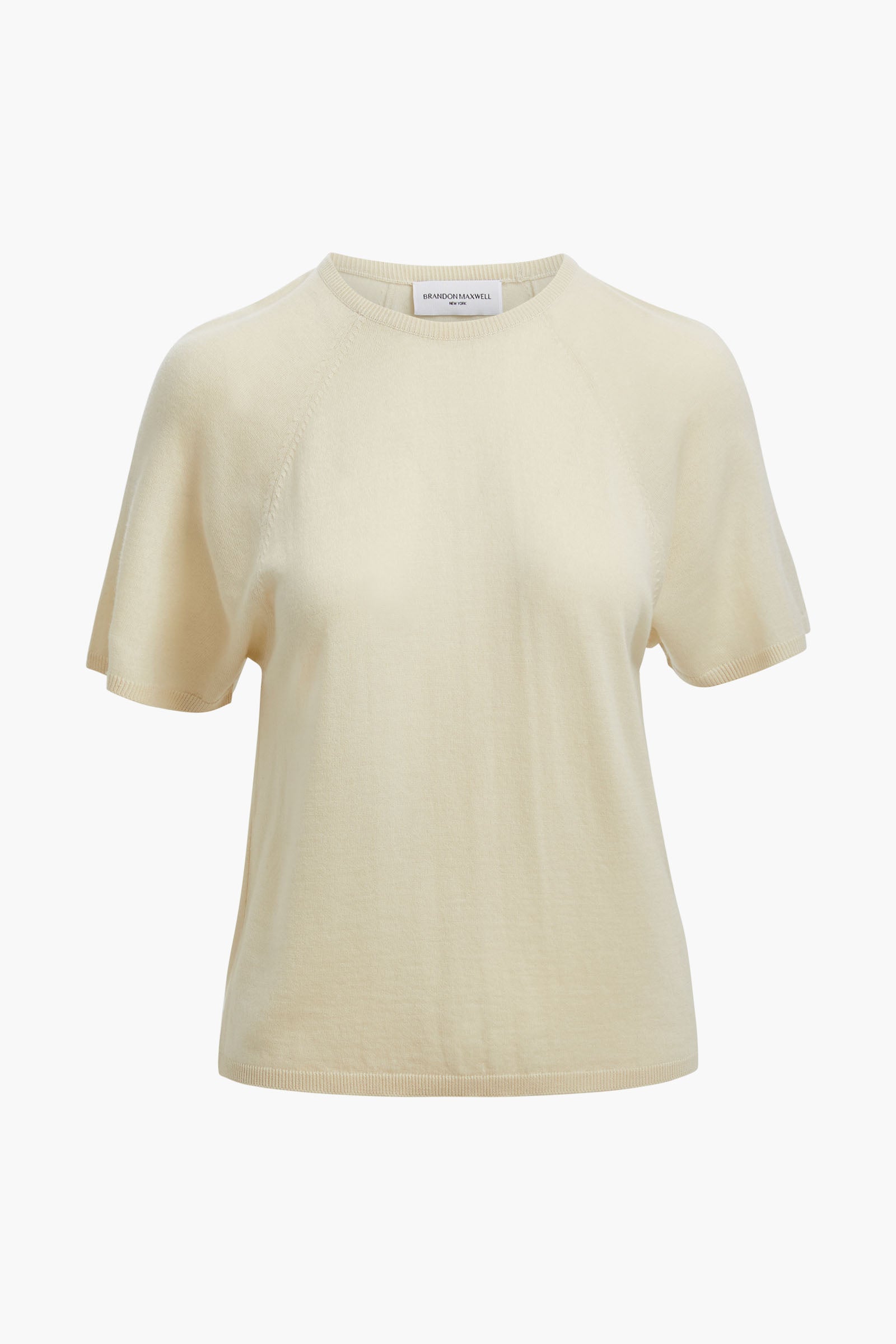 The Lee Classic Cashmere Tee in Cream