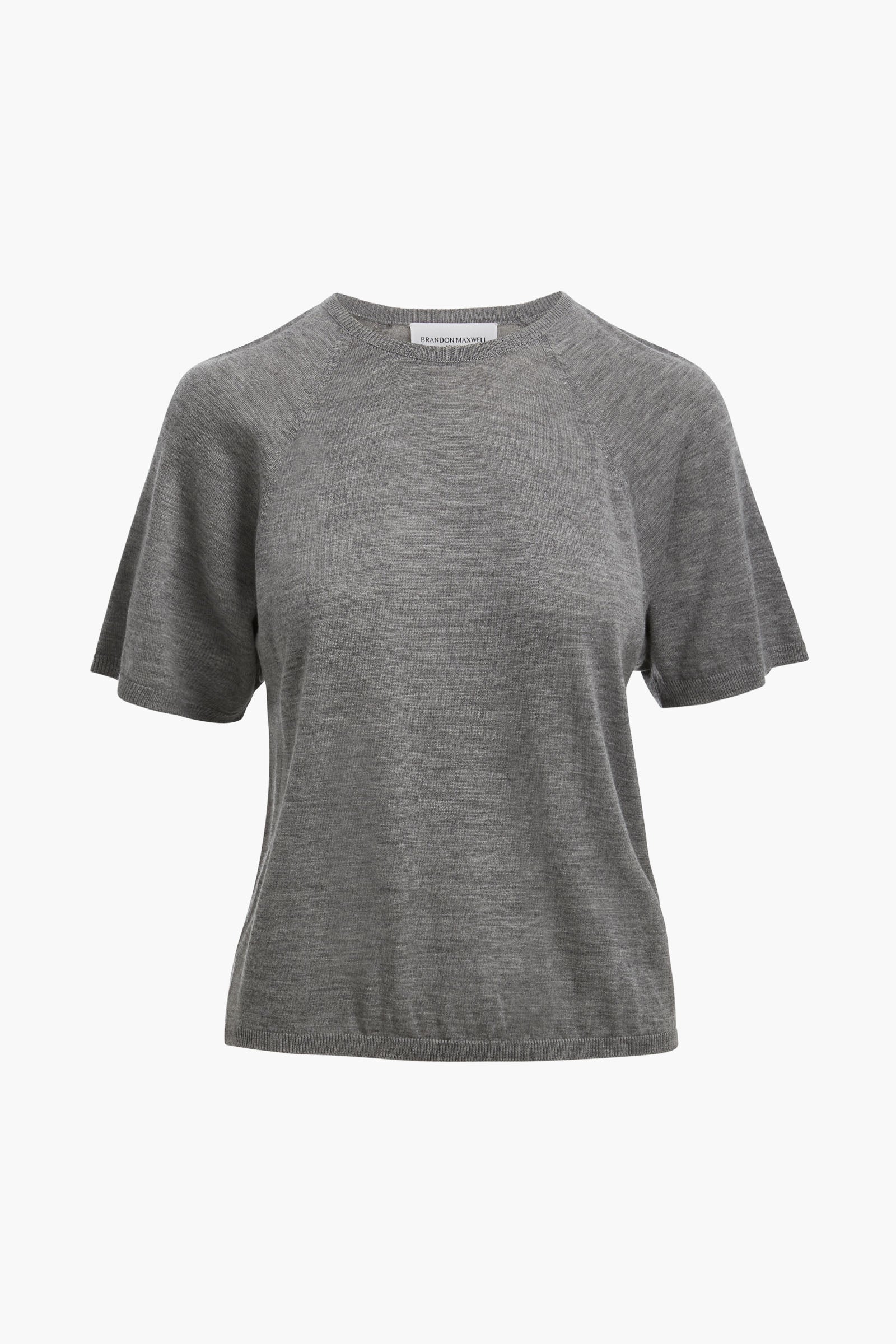 The Lee Classic Cashmere Tee in Heather Grey