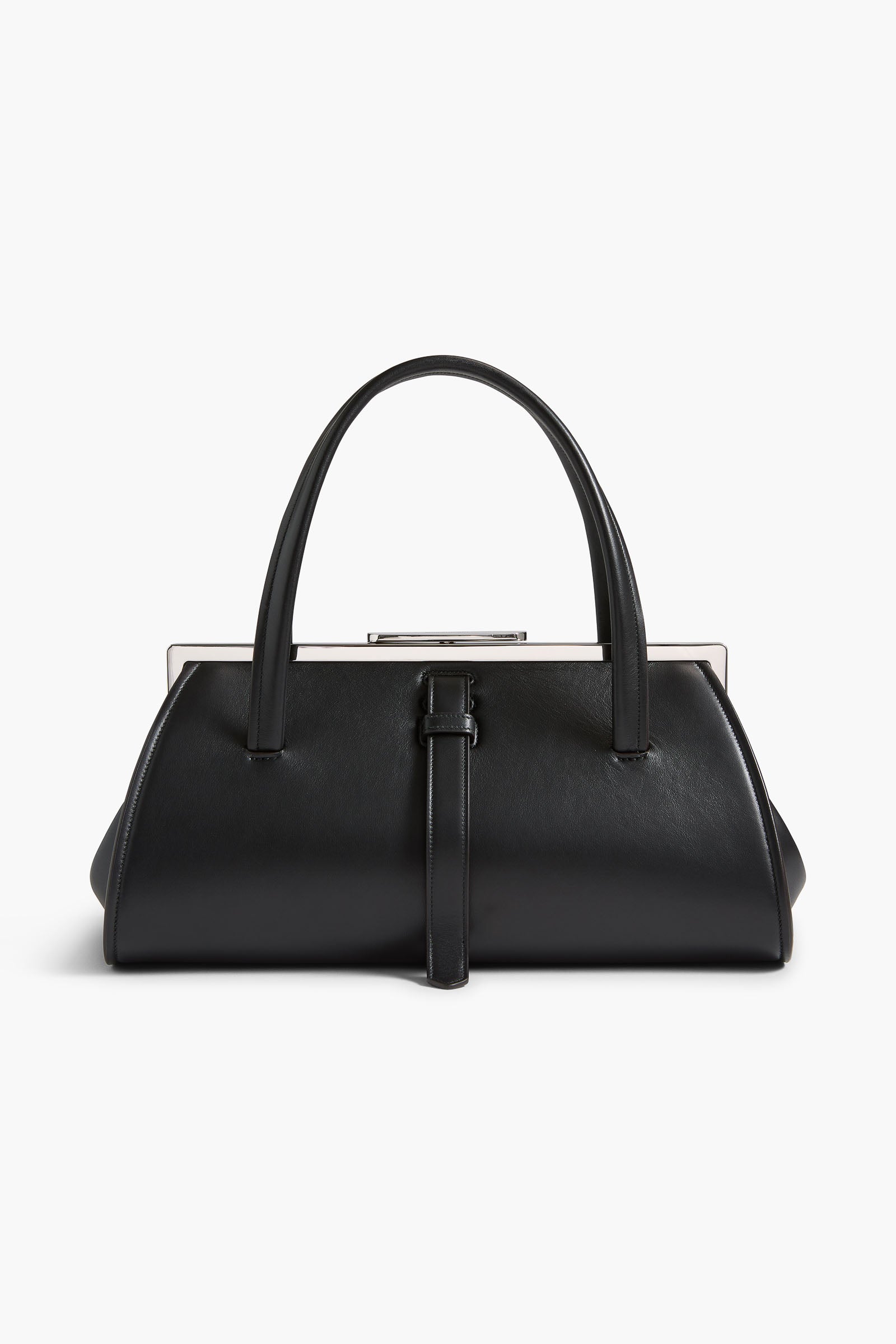 The Maxwell Bag in Black Leather