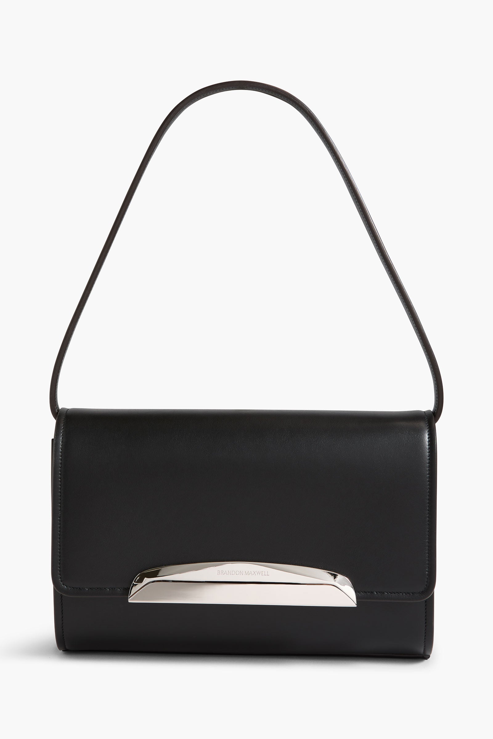 The Louise Pochette Bag in Black Leather