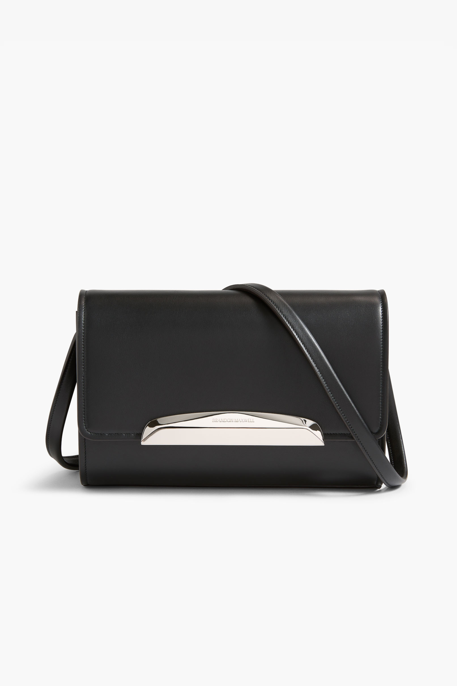 The Louise Pochette Bag in Black Leather