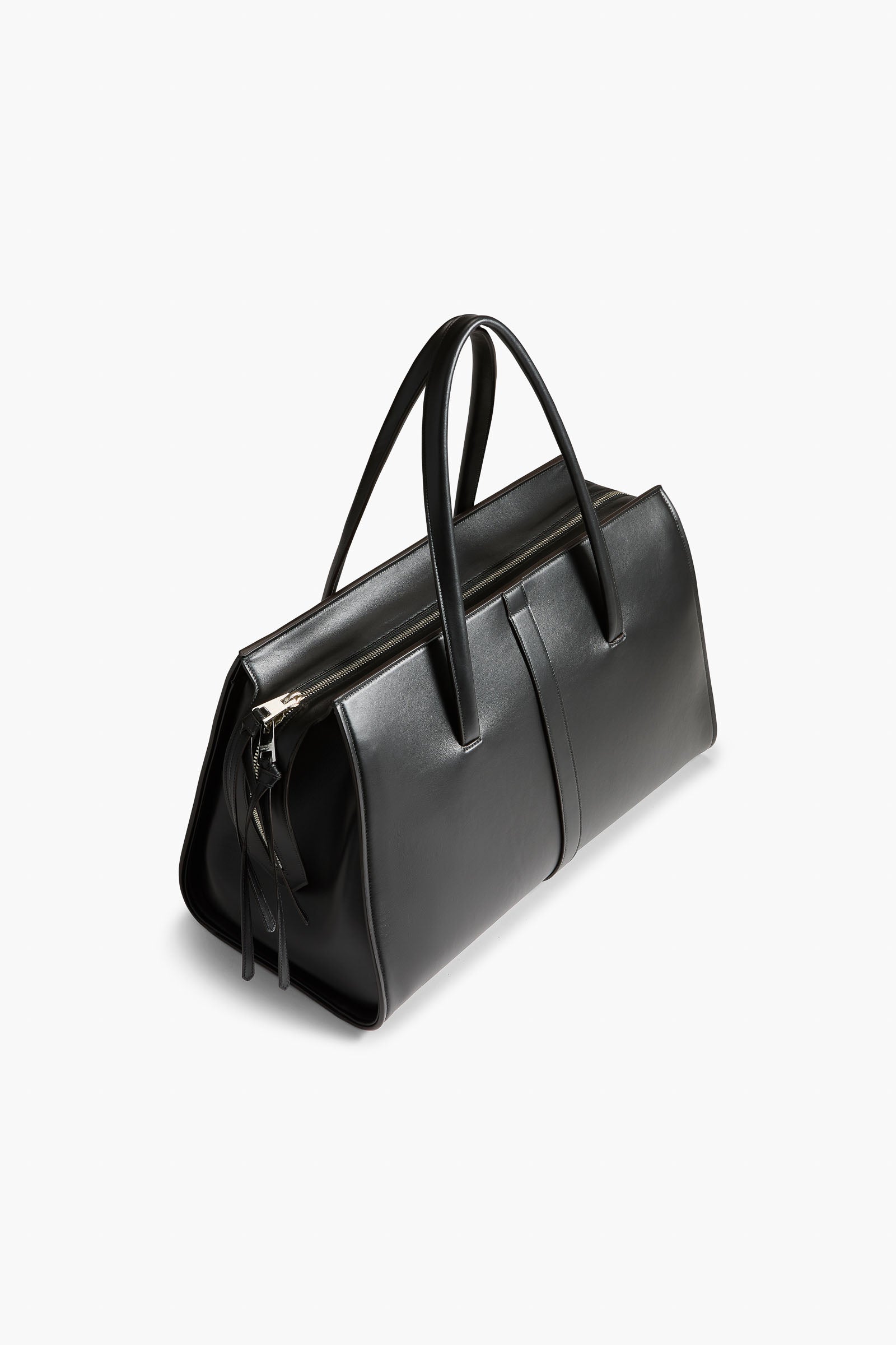The Vance Weekender Bag in Black Leather