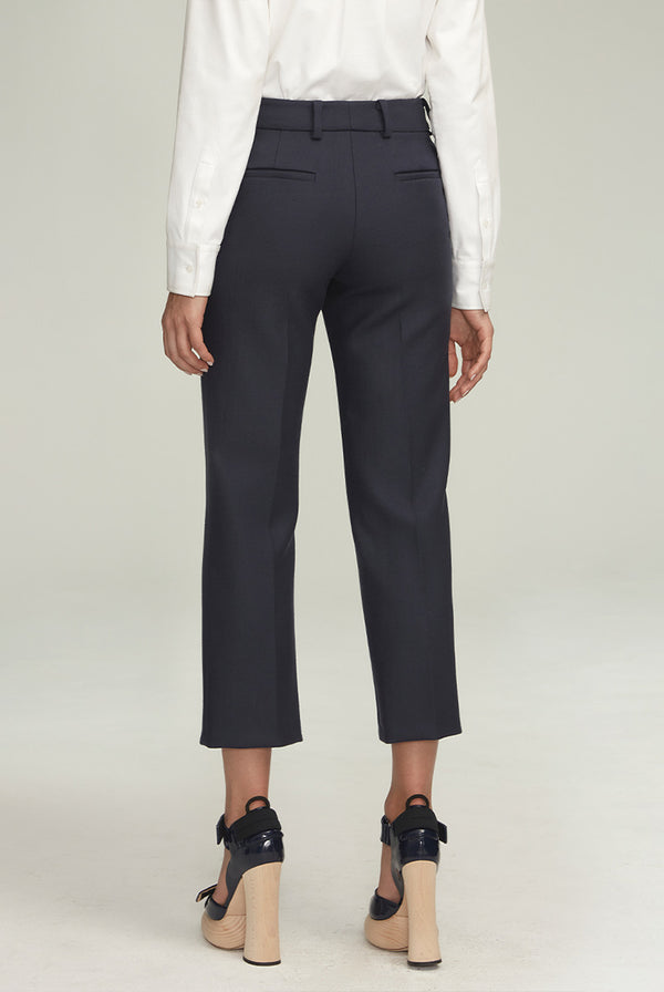 The Cropped Trouser in Navy