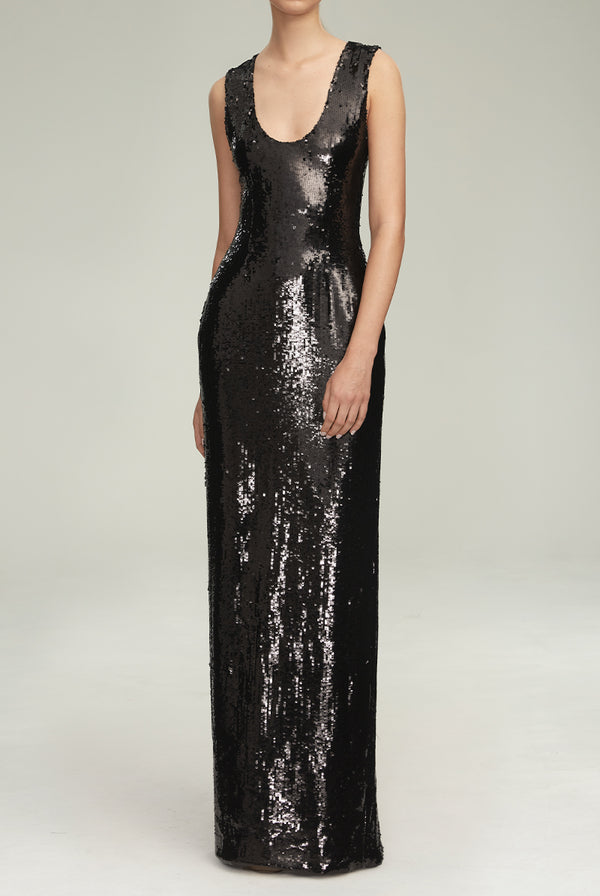 The Everly Gown in Black