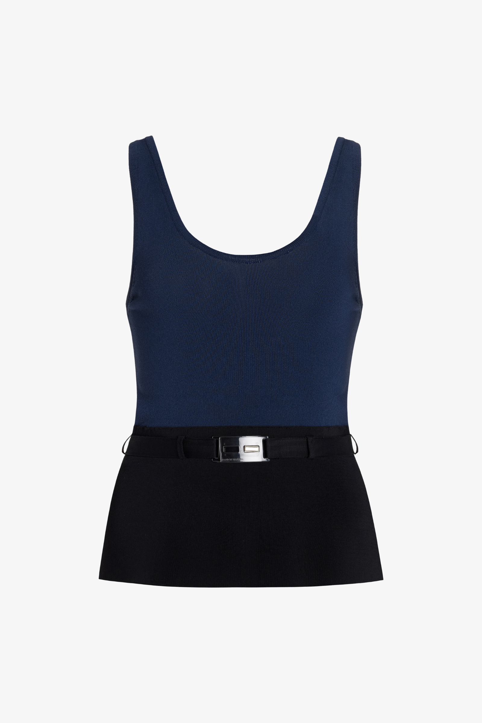 The Julia Tank in Navy and Black