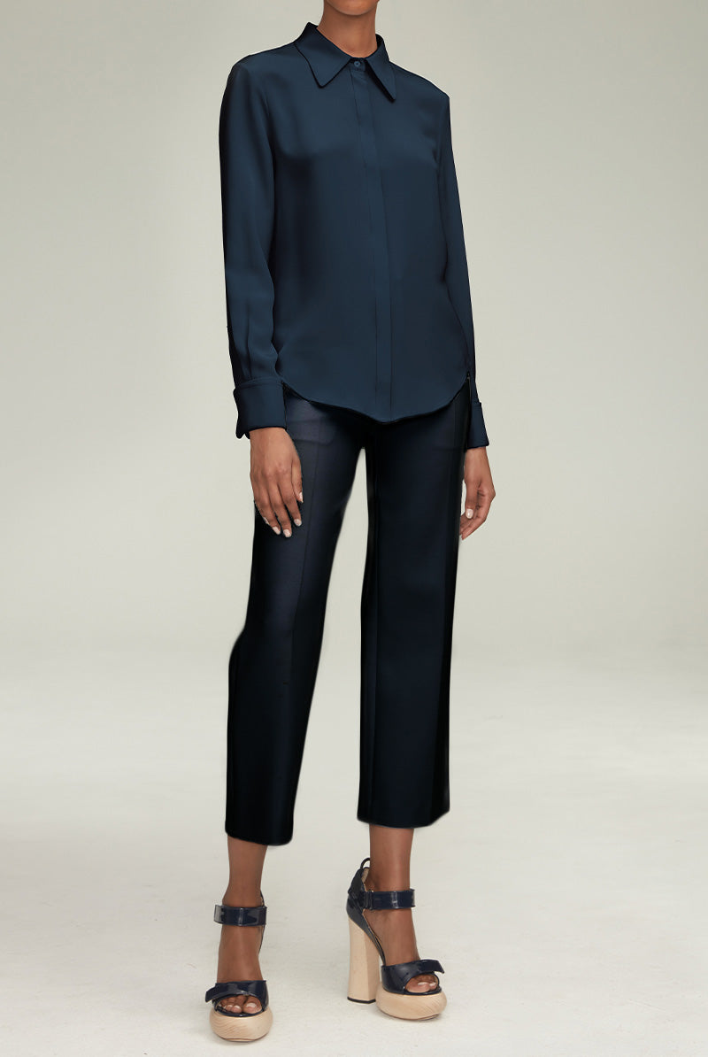 The Spence Button Down in Navy