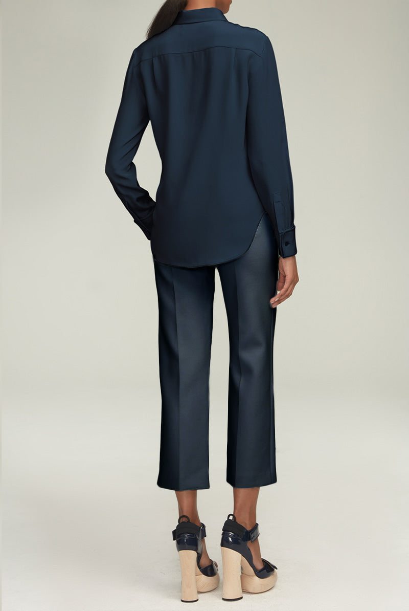 The Spence Button Down in Navy