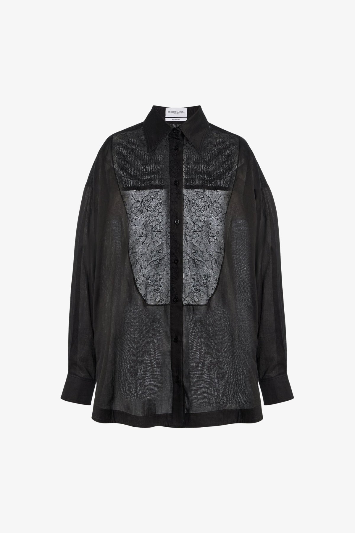 Product view of the Barrett Top in Black.