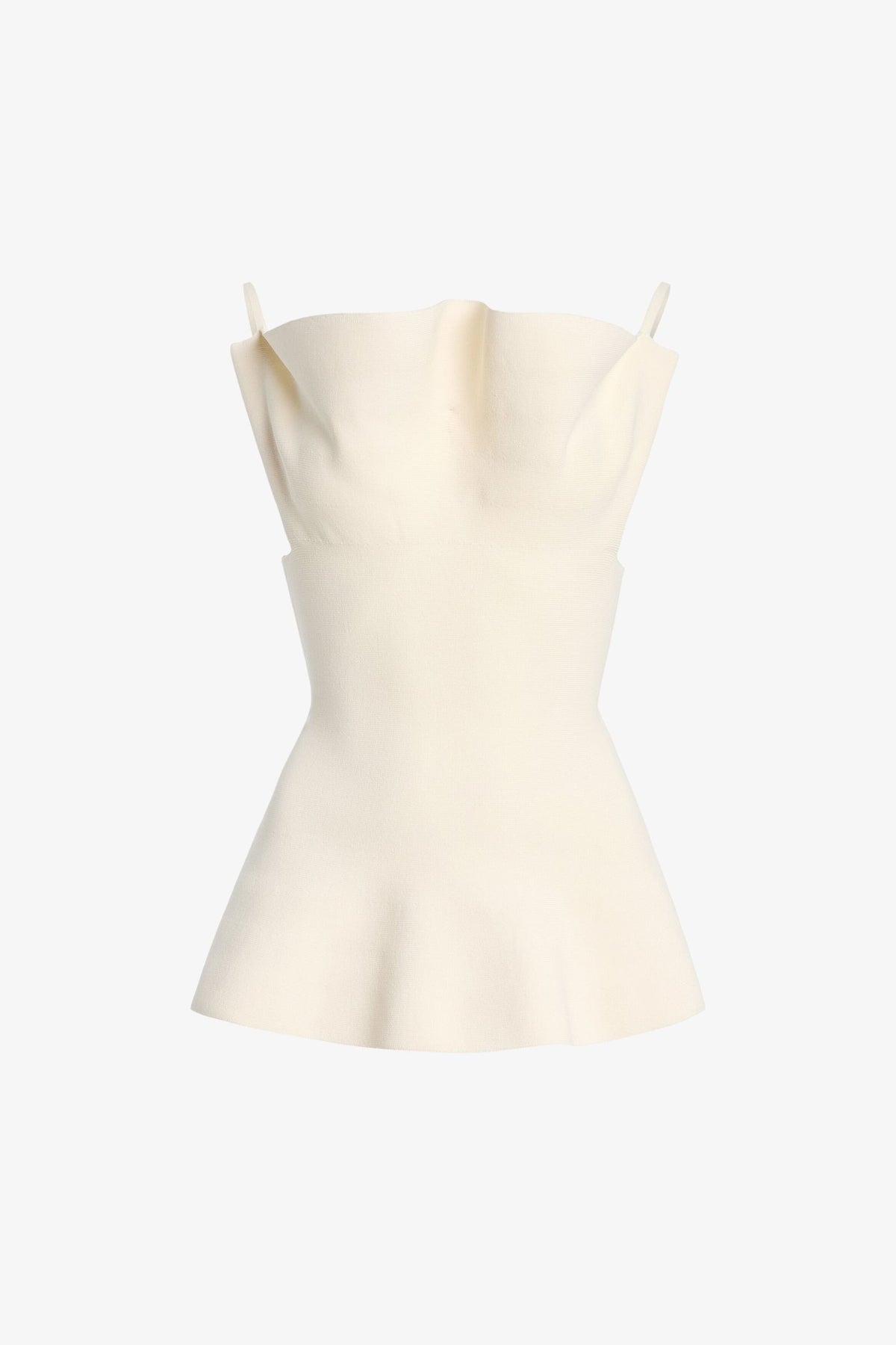 Product view of the Billie Top in Cream.