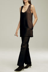 The Ava Top in Chicory Coffee