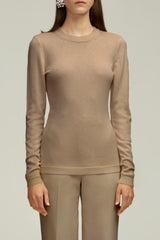 The Eden Crewneck in Fawn