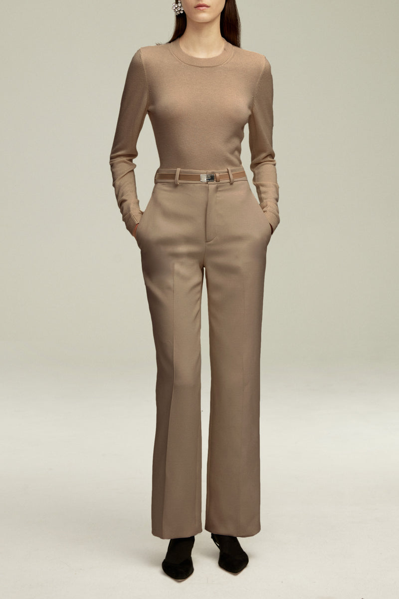 The Eden Crewneck in Fawn