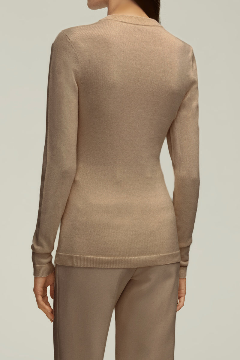 The Eden Crewneck in Fawn