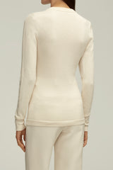 The Eden Crewneck in Ivory