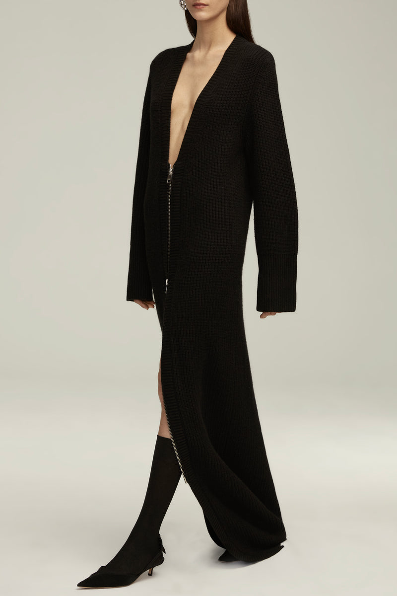 The Harlan Sweater Dress in Black