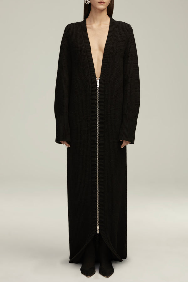 The Harlan Sweater Dress in Black