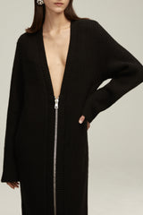 The Harlan Sweater Dress in Black
