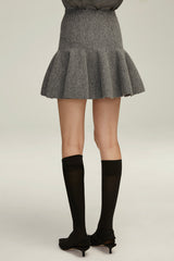 The Ivy Skirt in Melange Grey