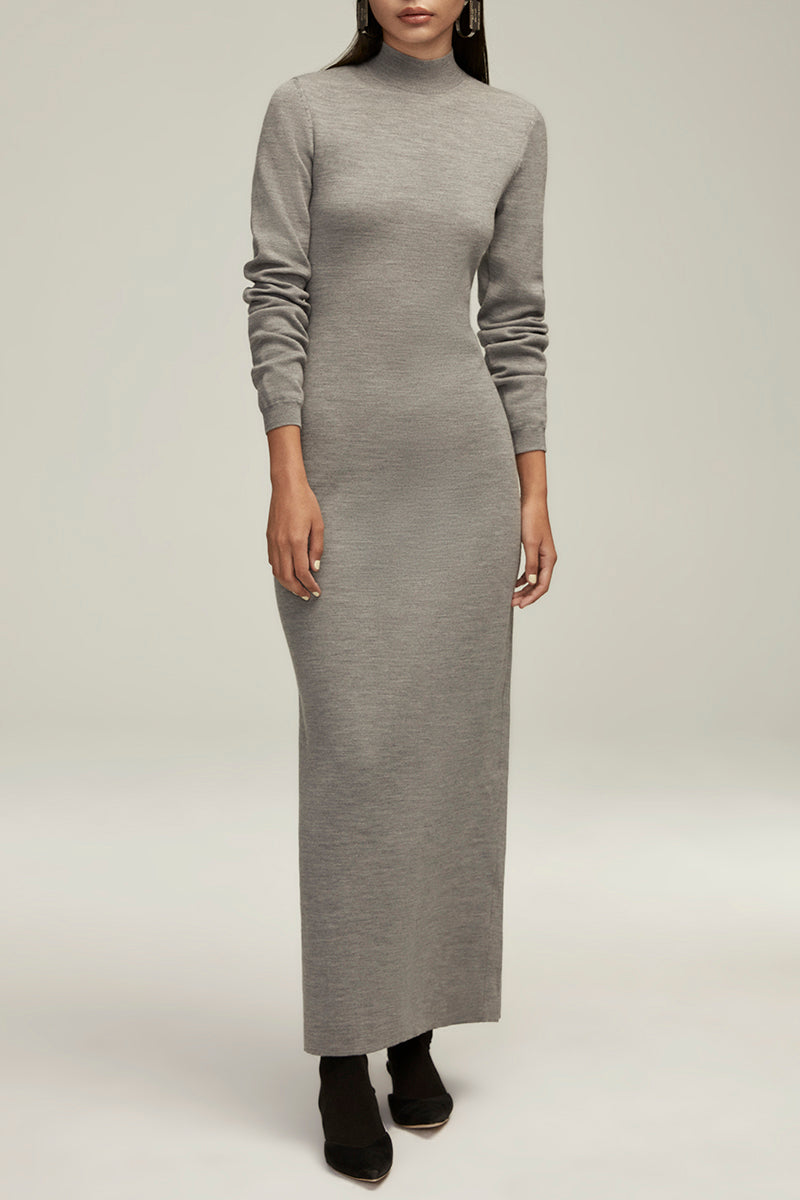 The Lennon Gown in Heather Grey