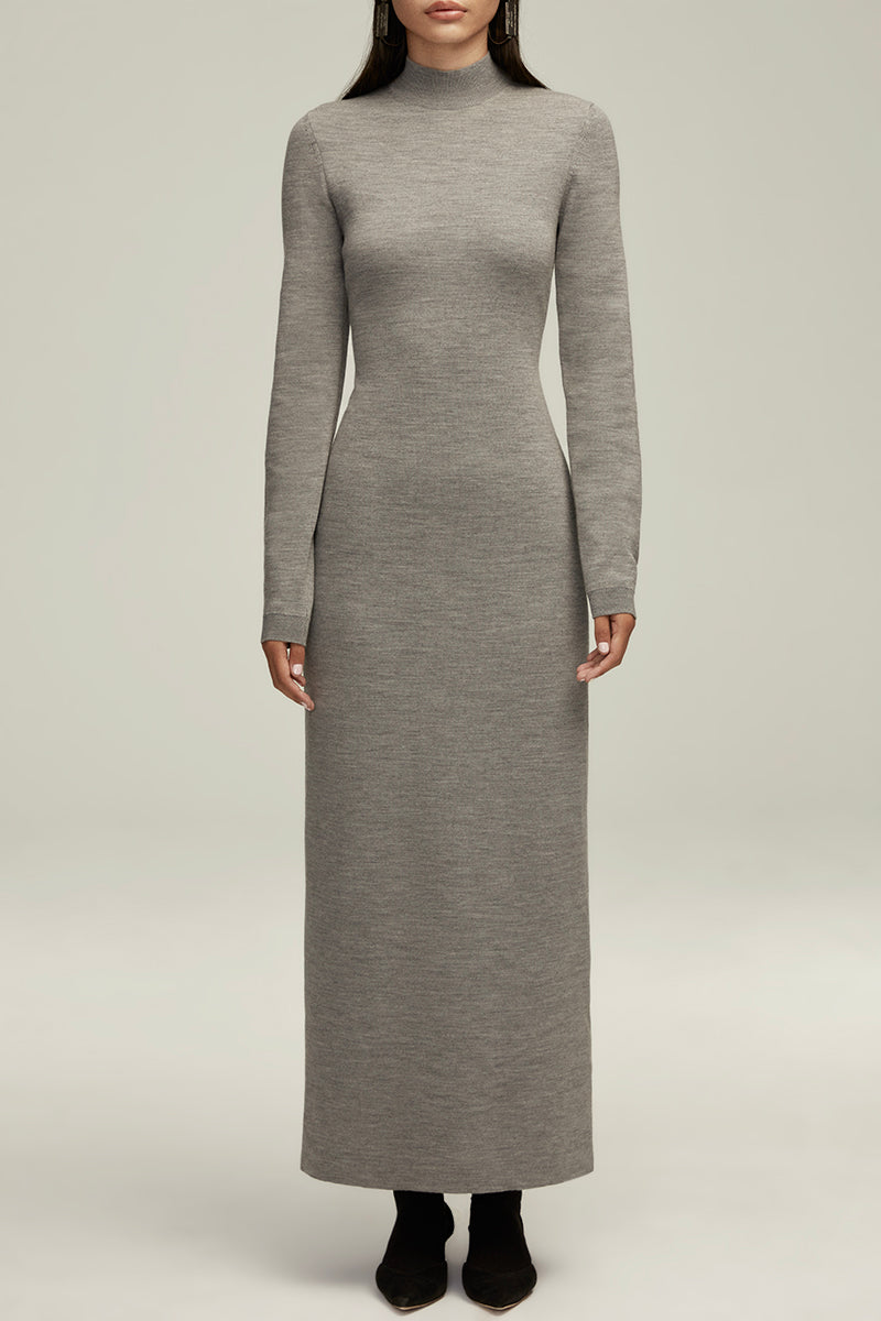 The Lennon Gown in Heather Grey