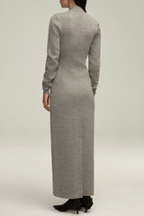 The Lennon Gown in Heather Grey