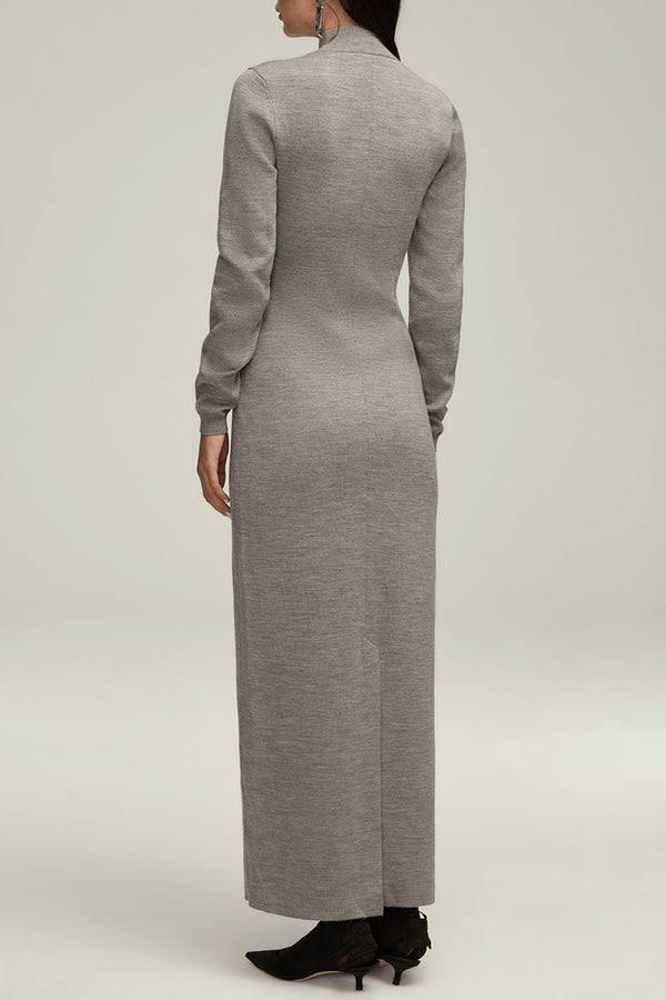 The Lennon Gown in Heather Grey