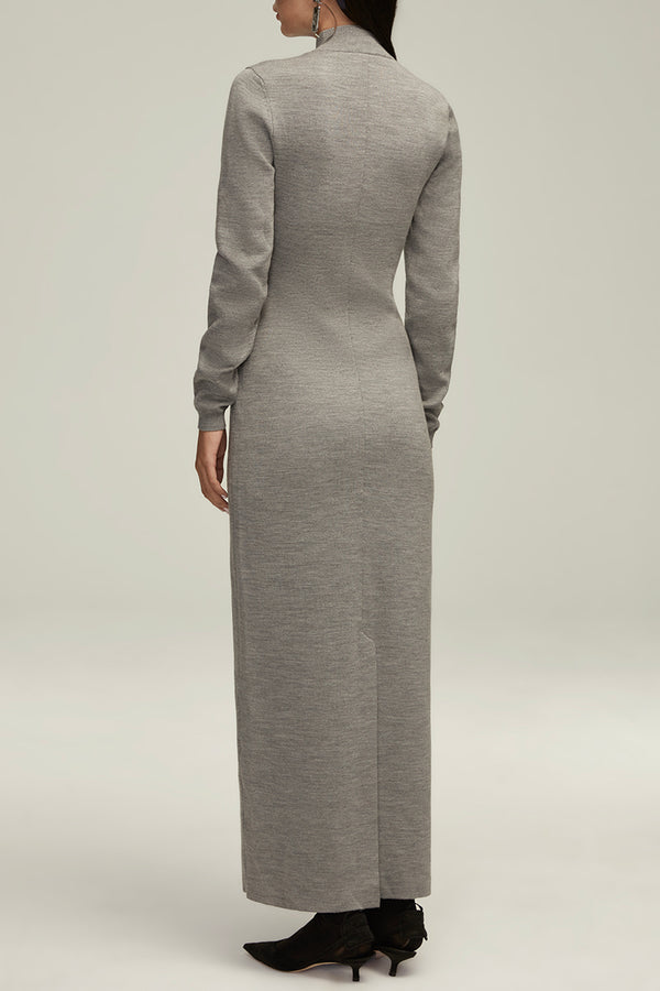 The Lennon Gown in Heather Grey