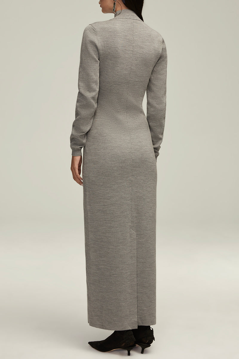 The Lennon Gown in Heather Grey