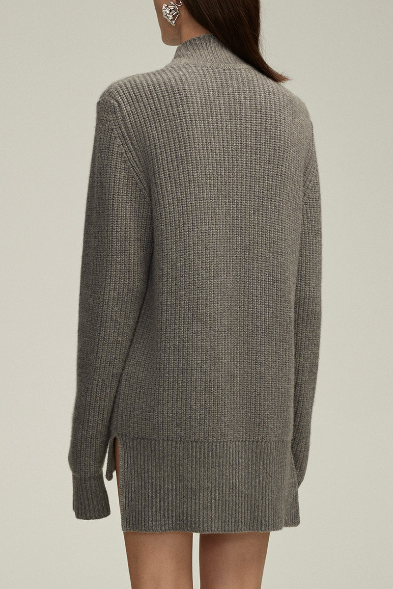 The Marcie Cardigan in Melange Grey
