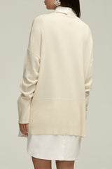 The Relaxed Fit Sweater in Ivory
