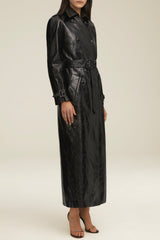 The Carolyn Trench in Black