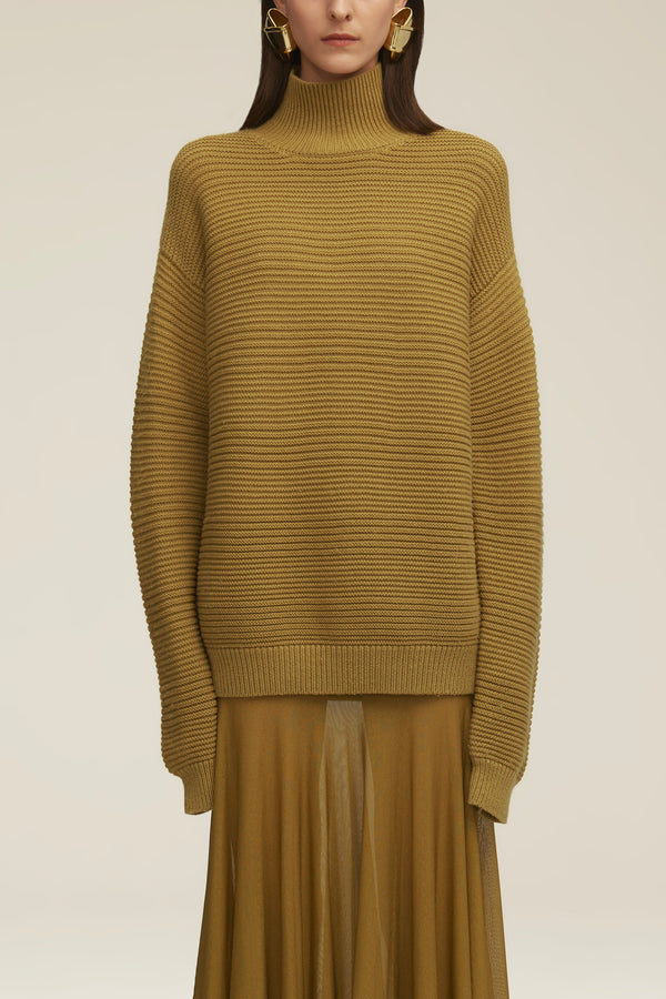 The Charlie Sweater in Dried Tobacco