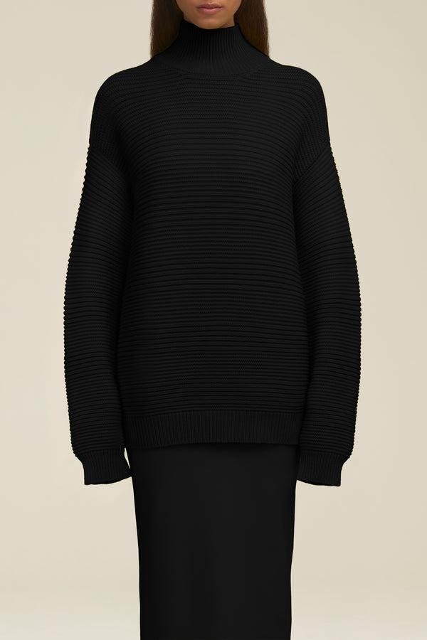 The Charlie Sweater in Black