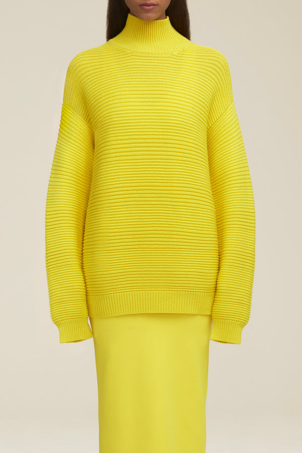 The Charlie Sweater in Yellow