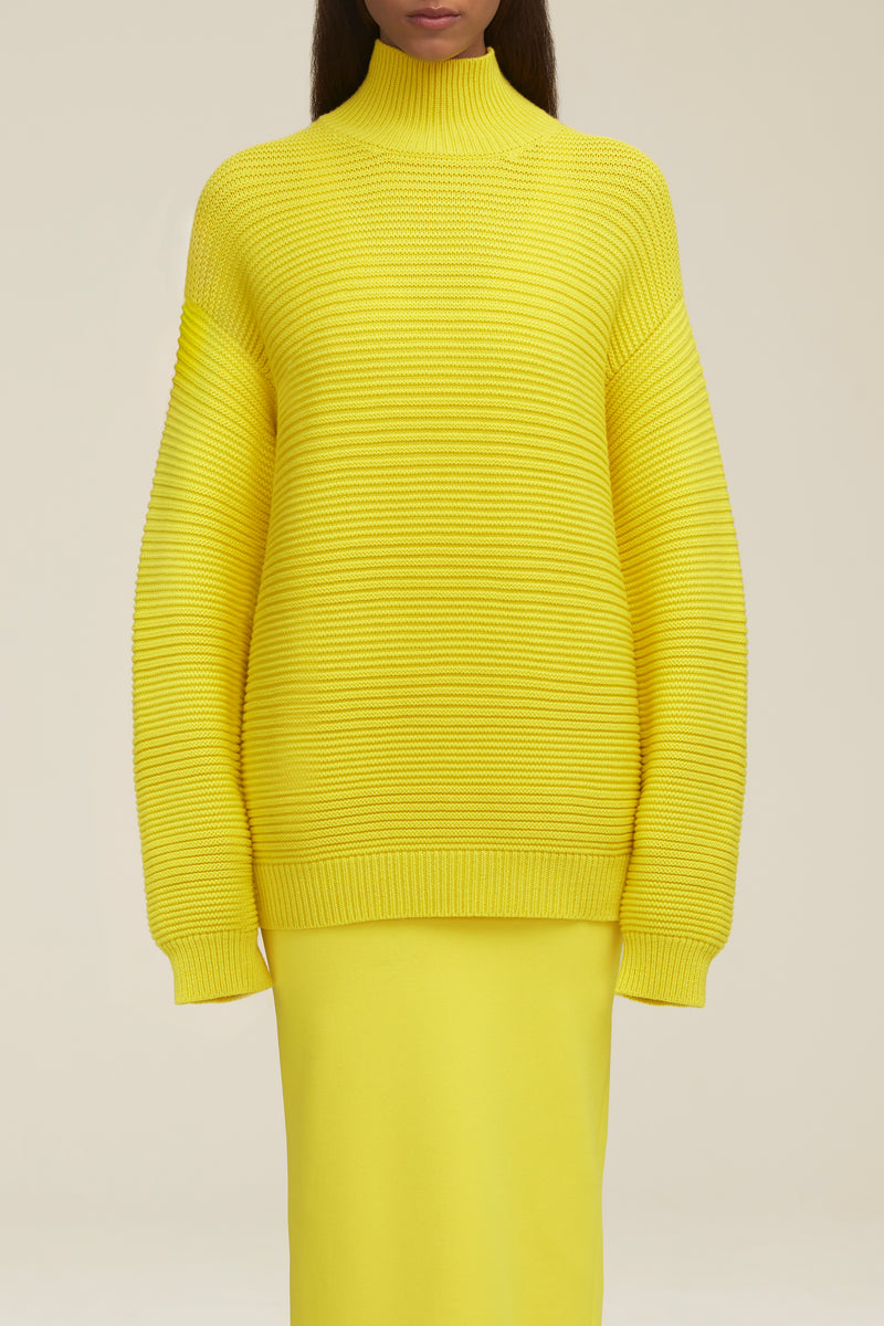 The Charlie Sweater in Yellow