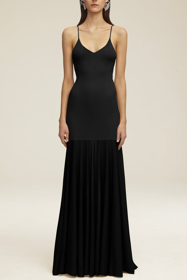 BRANDON MAXWELL, Black Women's Long Dress