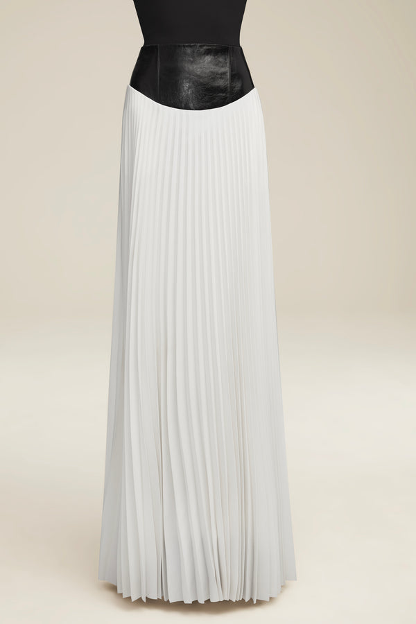 Brandon Maxwell Bridal M'o Exclusive: Chiffon Cross Back Gown In White