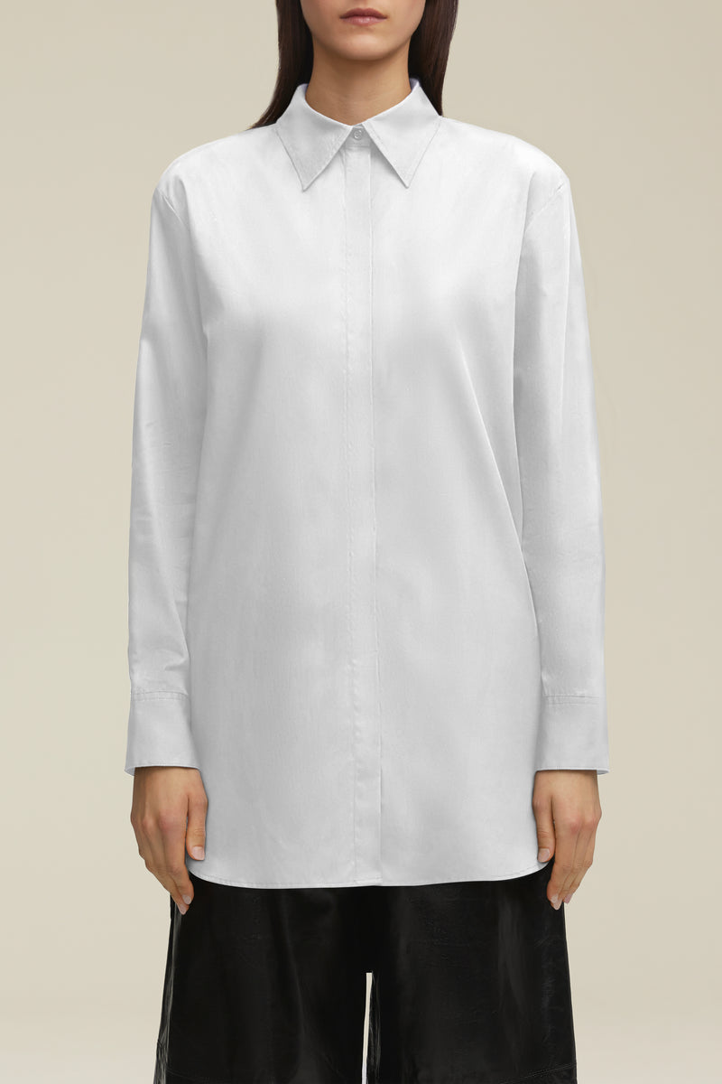 The Phillippa Shirtdress in White