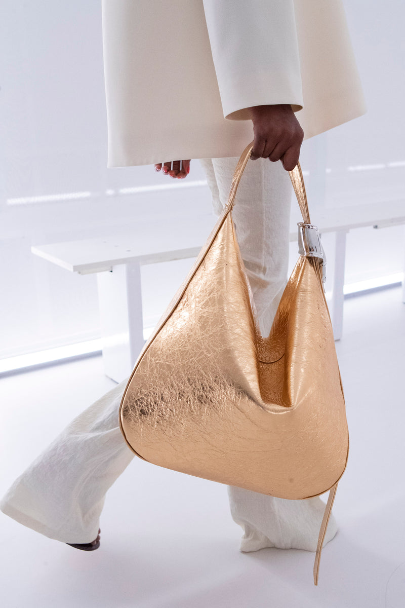 The Stella Large Hobo Bag in Gold and Silver