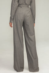 The Holland Trouser in Melange Grey