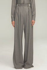 The Holland Trouser in Melange Grey