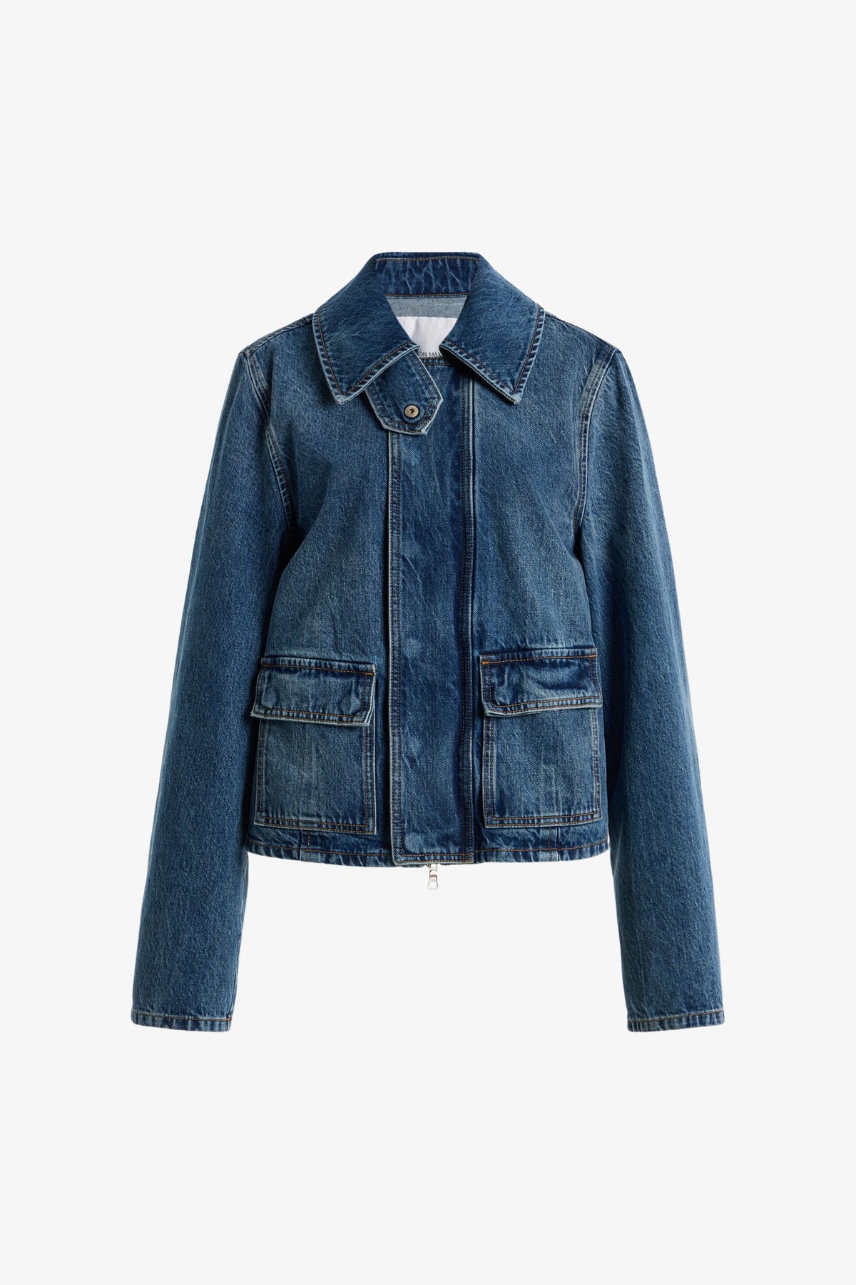Product view of the Hayes Jacket in Faded Indigo.