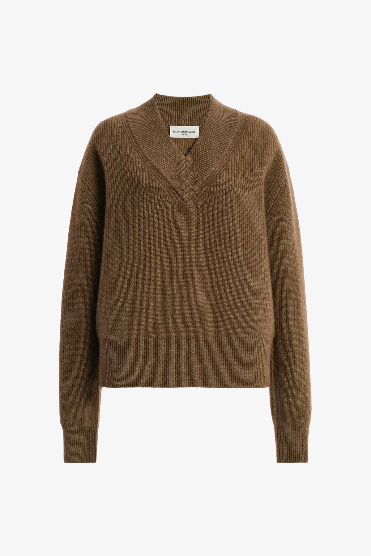 Product view of the Maris Sweater in Khaki.