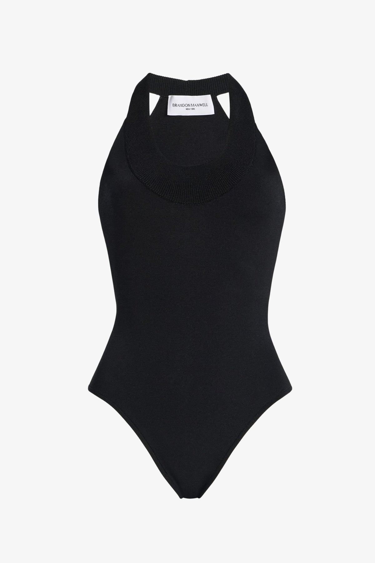 Product view of the Maude Bodysuit in Black.