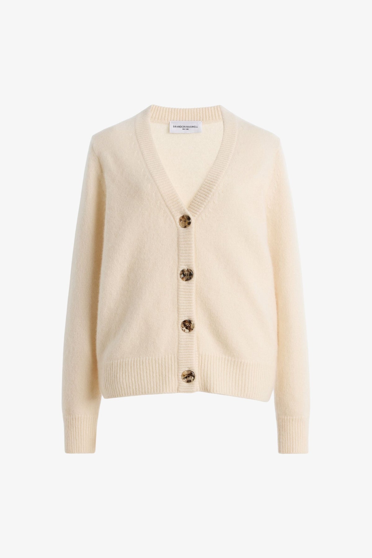 Product view of the Tate Cardigan in Ivory.