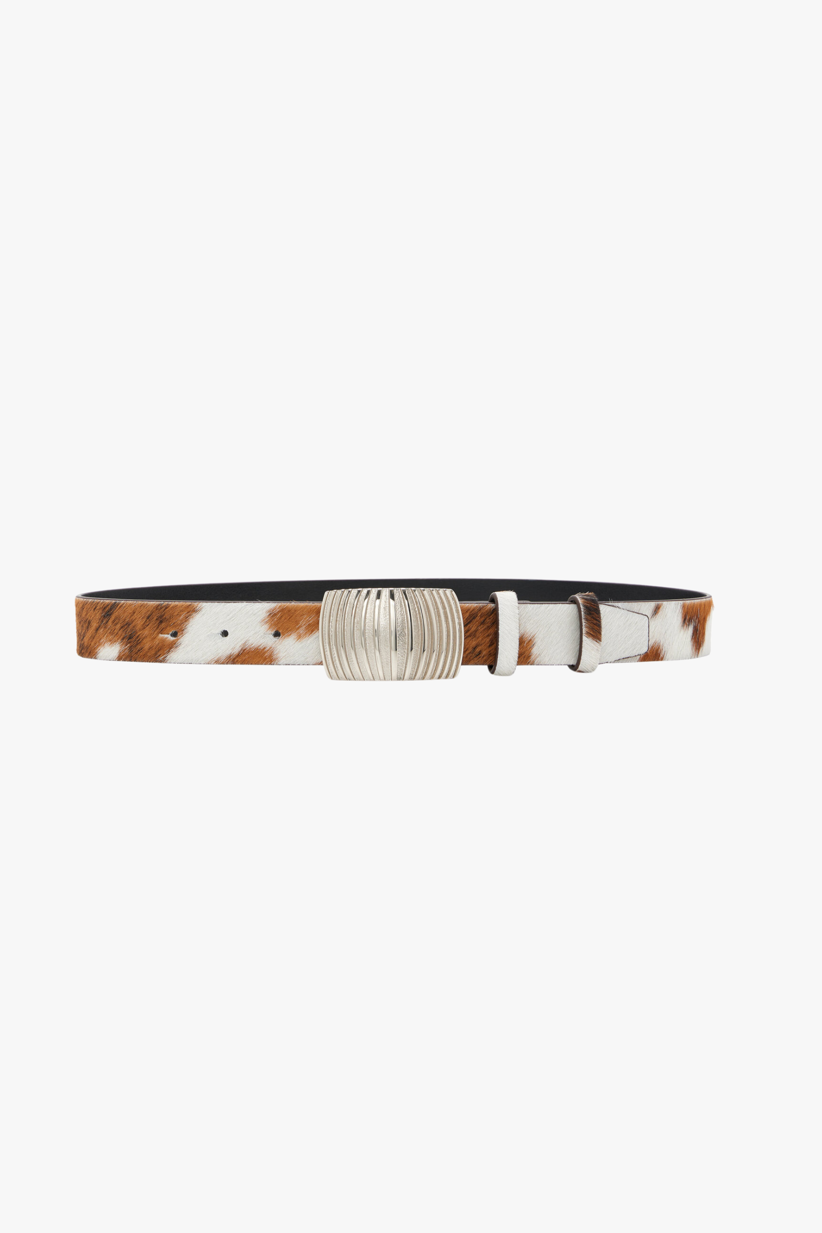 The Hollis Belt in Natural Cowhide Leather