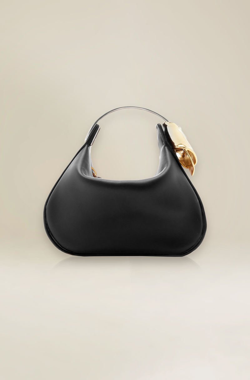 The Dottie Mini Bracelet Bag in Black