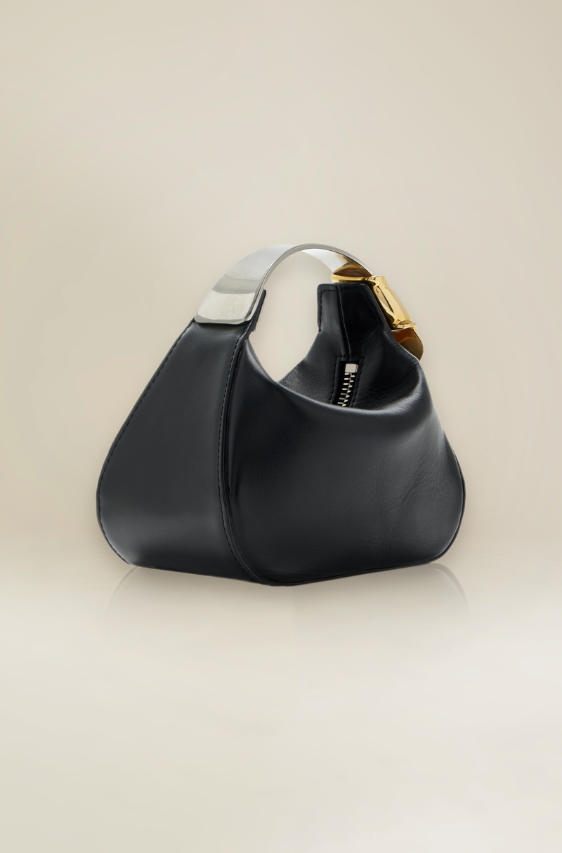 The Dottie Mini Bracelet Bag in Black